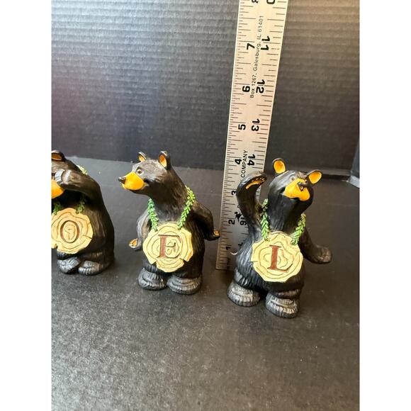 Bearfoots "Noel Bears" Jeff Fleming Big Sky Carvers Christmas Figurines -NO BOX - Picture 10 of 11